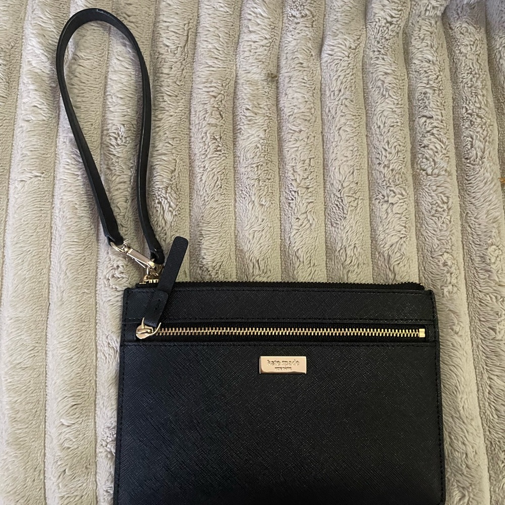 Kate Spade Black Wristlet
